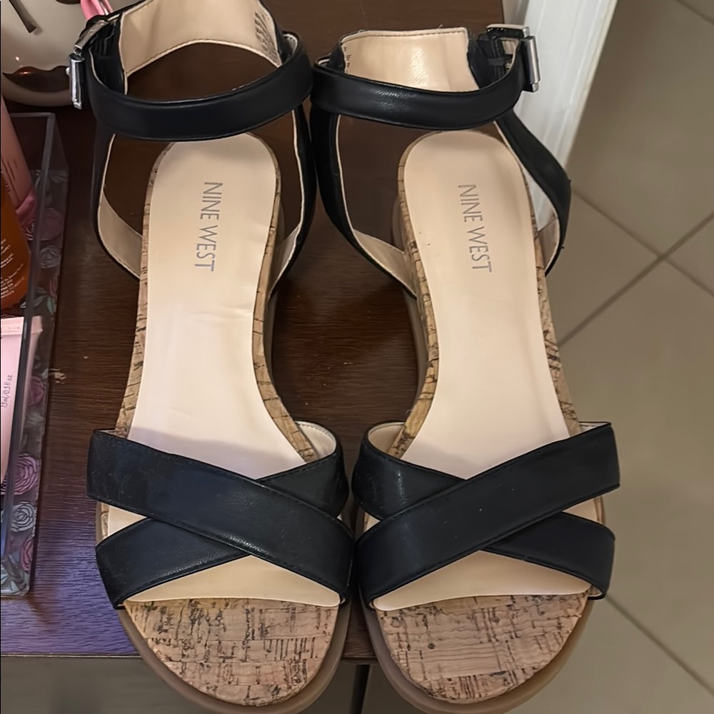 Nine West Black Women's Sandals